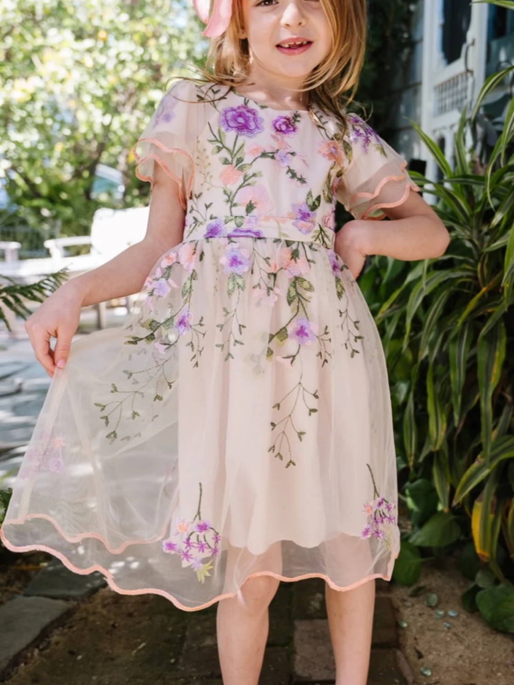 Ivy City Co girl mini Flora dress
